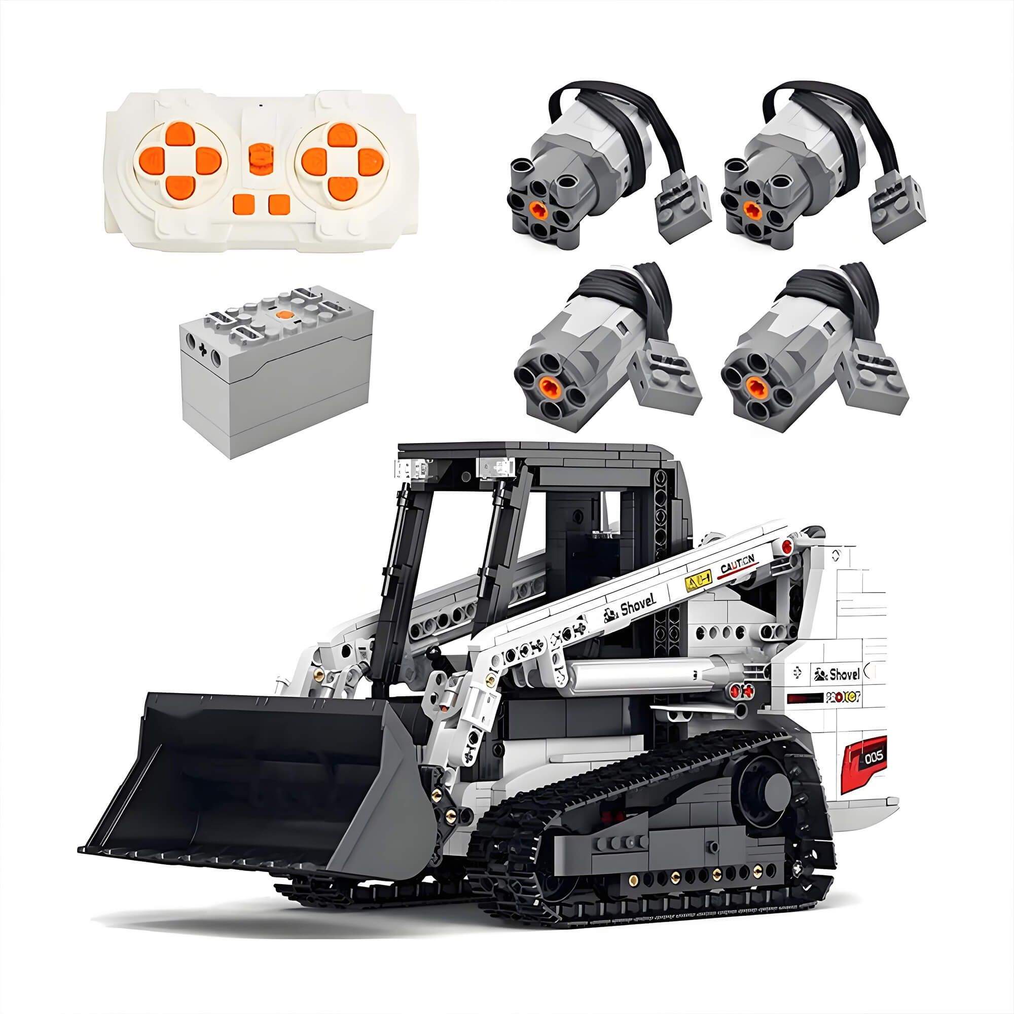 1365-Piece Remote-Controlled Track Loader