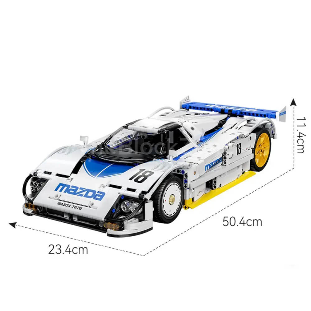 Remote-Controlled Mazda 787B - 1796 Pieces