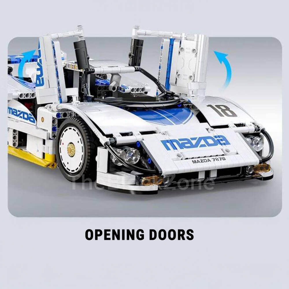 Remote-Controlled Mazda 787B - 1796 Pieces