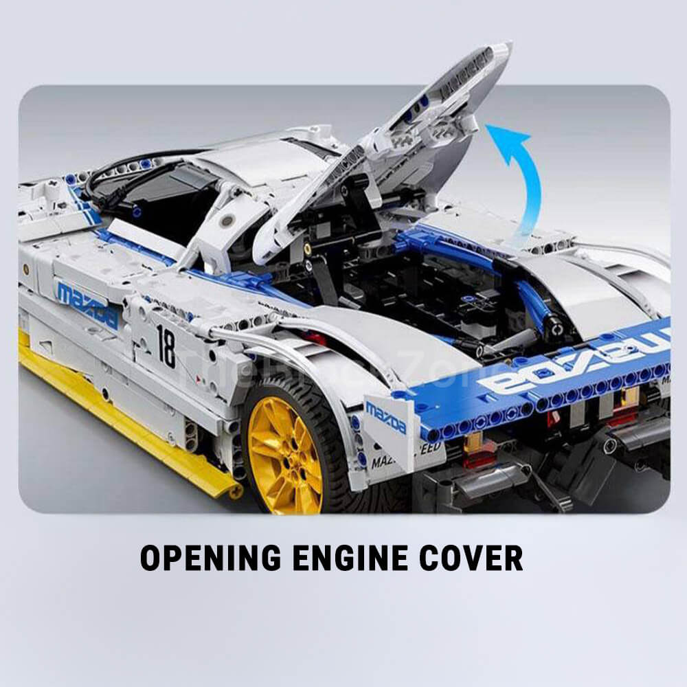 Remote-Controlled Mazda 787B - 1796 Pieces