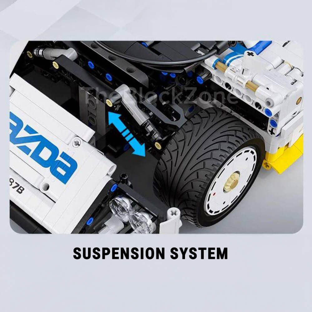 Remote-Controlled Mazda 787B - 1796 Pieces