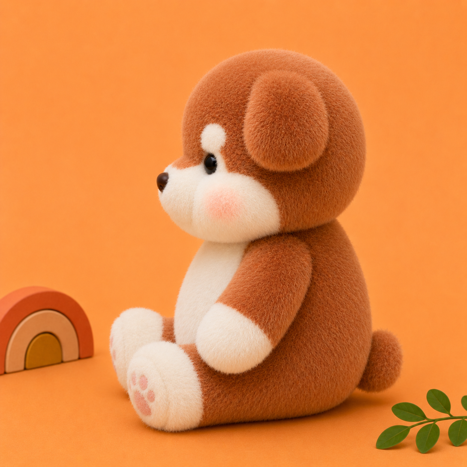Mojibricks 45CM Copper the Husky-Bear Plush Toy – Giant Ultra-Soft Cloud-Touch Stuffed Animal – Large Cuddle Companion for Ages 4+