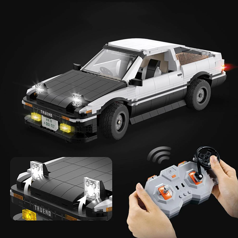 Remote-Controlled Initial D AE86 - 1233 Pieces