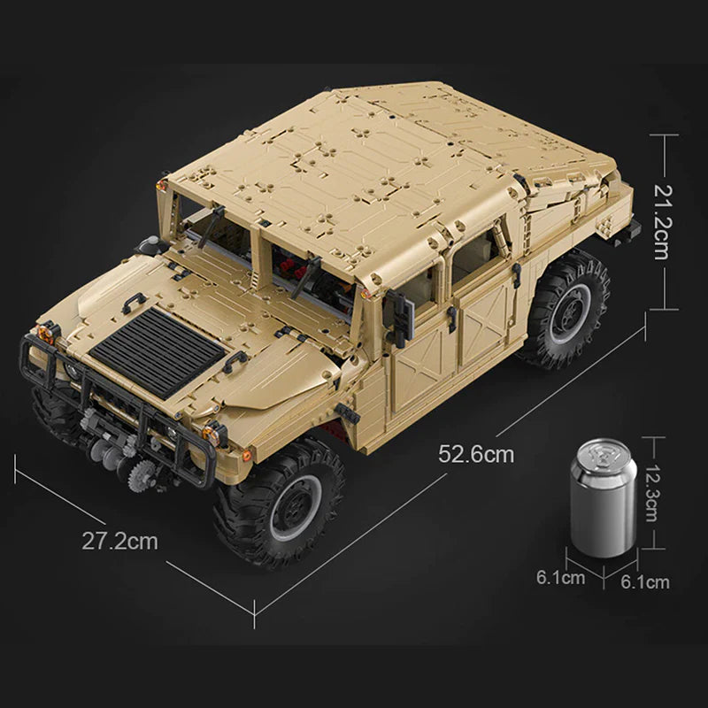 3934-Piece Remote-Controlled Humvee