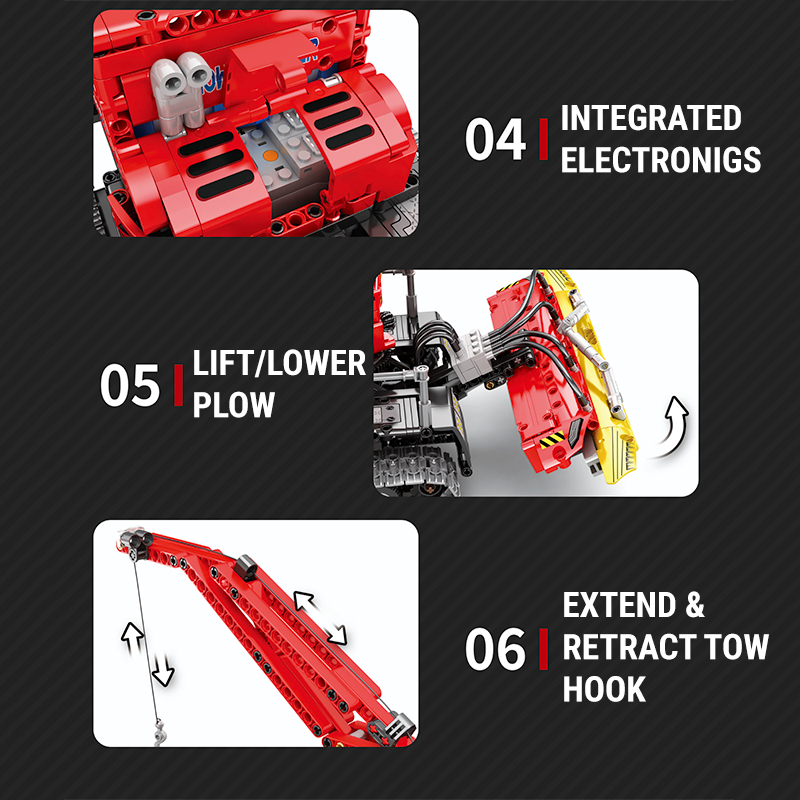 Remote-Controlled Snow Groomer - 1099 Pieces