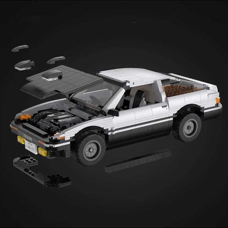 Remote-Controlled Initial D AE86 - 1233 Pieces